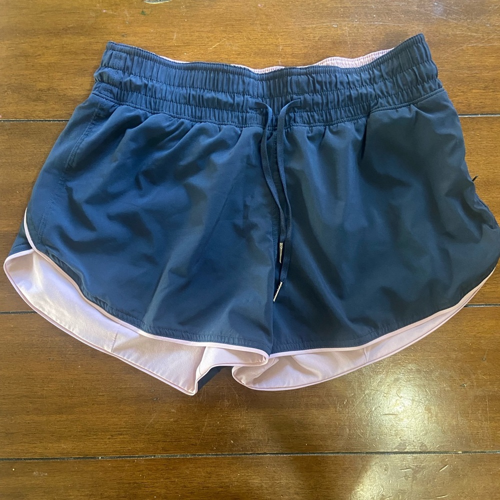 lululemon athletica Navy and Light Pink Athletic Shorts